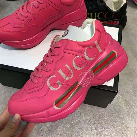 gucci sneaker rosa damen|gucci sneakers for women.